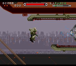 Cybernator (Europe) In game screenshot